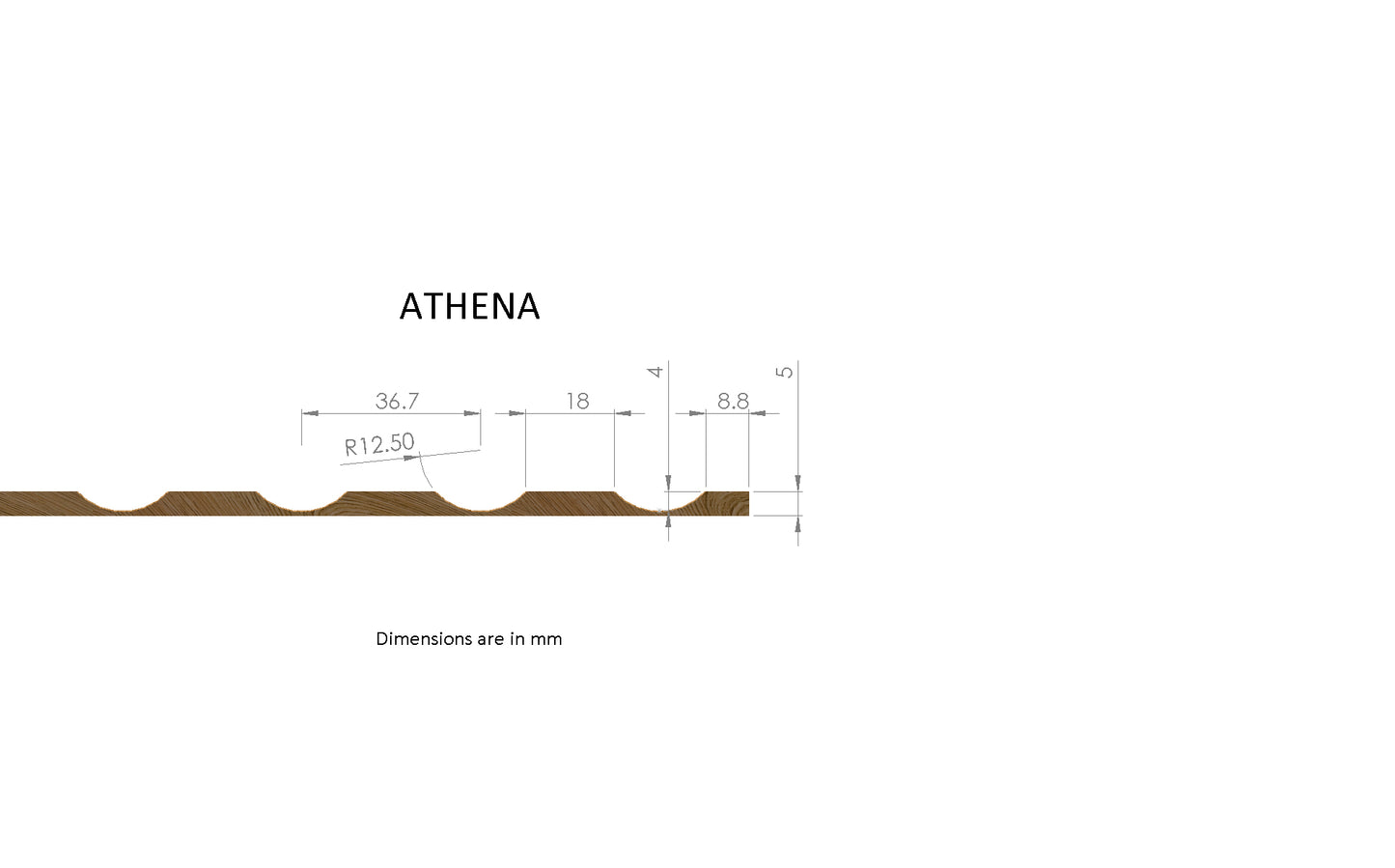 8' x 4' Athena - Decorative Panel